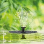 Úszó, napelemes szökőkút