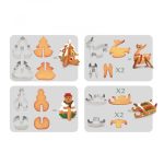 3D sütikiszúró szett Karácsonyra 8db