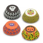 Muffin papír Halloween 100db
