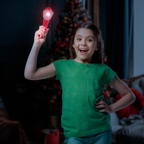 Karácsonyi LED lámpa színes LED-es 13,5 cm