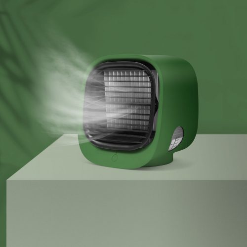 Hordozható mini USB léghűtő zöld