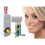 Családi fogkefe tartó fogkrém adagolóval