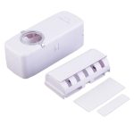 Családi fogkefe tartó fogkrém adagolóval