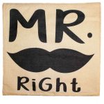 Díszpárnahuzat Mr.Right