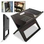 Összecsukható fém grill asztal