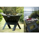 Összecsukható fém grill asztal