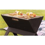 Összecsukható fém grill asztal