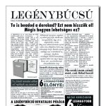 Legénybúcsú újság