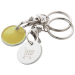 Kulcstartós bevásárlókocsi érme