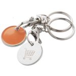 Kulcstartós bevásárlókocsi érme