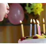 Elfújhatatlan torta gyertya