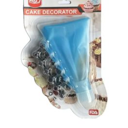   Torta díszítő szett 12 db csővel, és szilikon habzsákkal