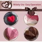 6 db-os gyémánt szív formájú szilikon