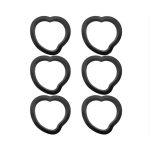 6db-os műanyag szivecskés tarte/süti forma 