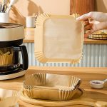 Szögletes Air Fryer sütőpapír 100 db