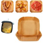 Szögletes Air Fryer sütőpapír 100 db