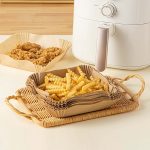 Szögletes Air Fryer sütőpapír 100 db