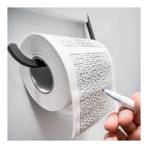 WC papír labirintus