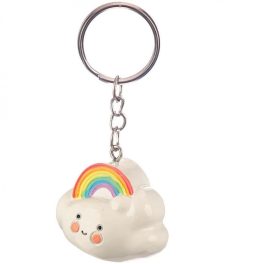 Szivárványos kulcstartó