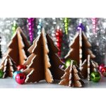 3D Csokiforma fenyőfa