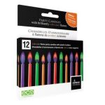 Színes lánggal égő gyertya