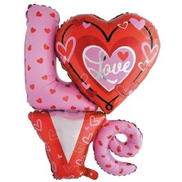 LOVE óriás fólia lufi