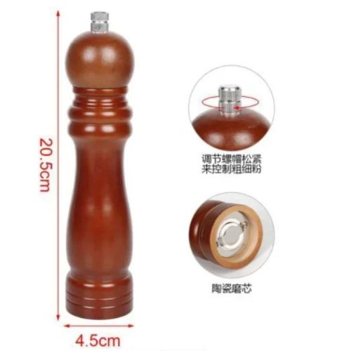 Borsőrlő 20,5 cm barna