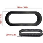 6 db-os elipszis alakú műanyag tarte/süti forma