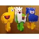 Fali akasztó - állatfigurás