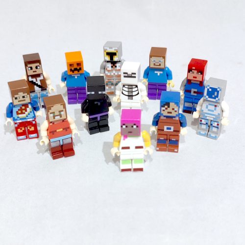 Építőkocka mini figura szett