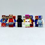 Építőkocka mini figura szett