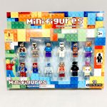 Építőkocka mini figura szett