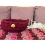 Cirmoskuckó kézműves cicakosár