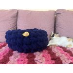 Cirmoskuckó kézműves cicakosár