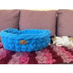 Cirmoskuckó kézműves cicakosár