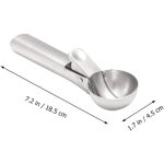 Rozsdamentes kinyomós fagylalt kanál