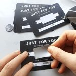 Kaparós szerelmi kuponkártya, félig fényes kivitelben, angol nyelven 10 db