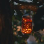 Szolár befőttes lámpa mikro LED-del