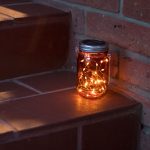 Szolár befőttes lámpa mikro LED-del