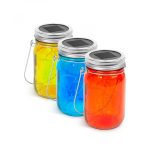 Szolár befőttes lámpa mikro LED-del