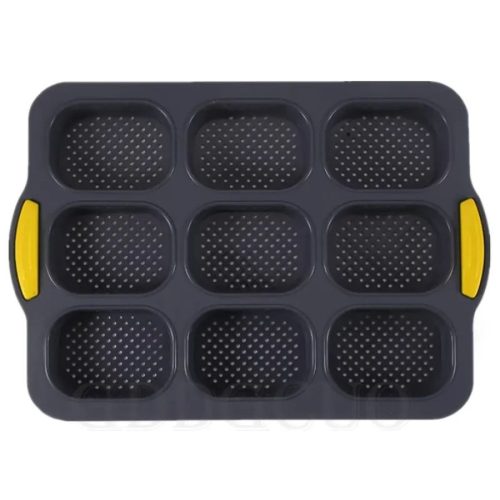 Bagett sütő szilikon 9 db