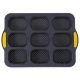 Bagett sütő szilikon 9 db