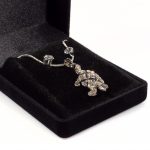 	 Nyaklánc és fülbevaló szett - teknős