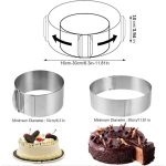 Állítható tortakeret 10 cm magas