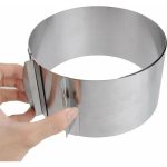 Állítható tortakeret 10 cm magas