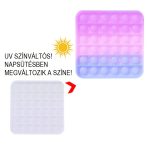 POP IT stresszoldó logikai társasjáték UV színváltós