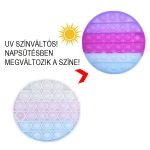 POP IT stresszoldó logikai társasjáték UV színváltós