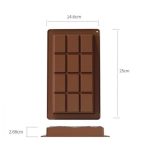 Dubai csokoládé szilikon forma téglalap