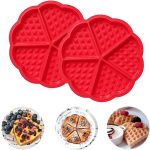 Szív gofri szilikon forma