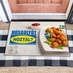 Vicces lábtörlő fotónyott